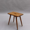 4 French 1950s Beech Stools or Occasional Tables