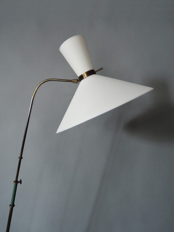 Fine French 1950s Adjustable Floor Lamp by Maison Lunel - Image 17