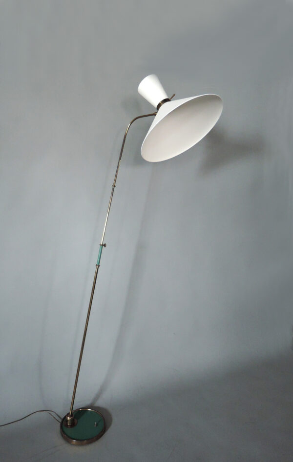 Fine French 1950s Adjustable Floor Lamp by Maison Lunel - Image 4