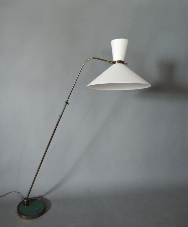 Fine French 1950s Adjustable Floor Lamp by Maison Lunel - Image 5