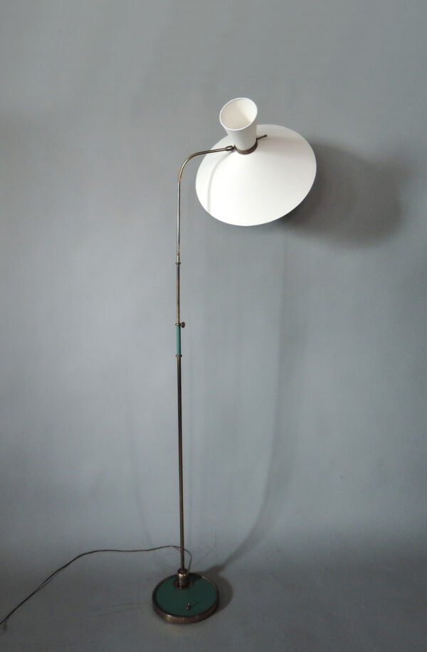 Fine French 1950s Adjustable Floor Lamp by Maison Lunel - Image 9