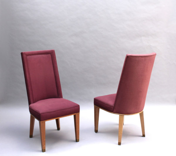 32 Fine French 1950s Dining Chairs by Jacques Adnet - Image 5