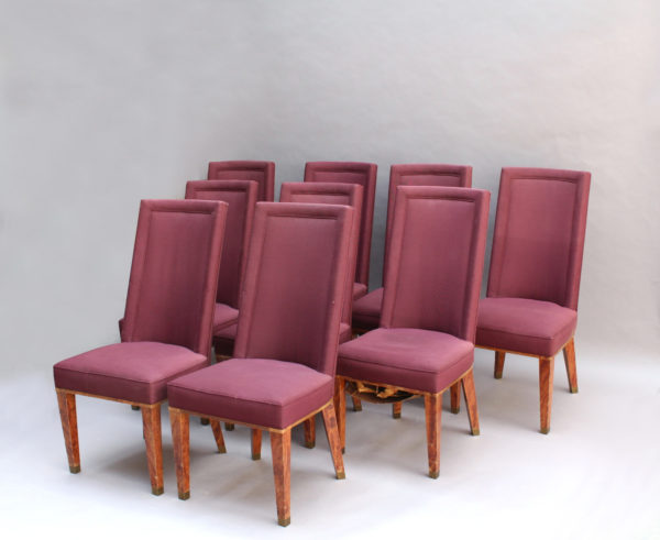 32 Fine French 1950s Dining Chairs by Jacques Adnet - Image 18