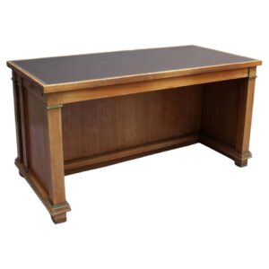 Fine French 1950's Mahogany Desk by Jacques Adnet (2 available)
