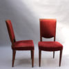 Set of 8 Fine French Art Deco Dining Chairs by Jules Leleu