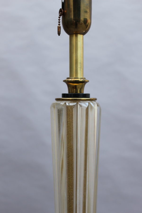 Fine French Art Deco Glass and Bronze Floor Lamp - Image 5