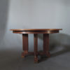 Fine French Art Deco Extendable Round Dining Table by Jules Leleu