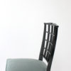 Set of 10 Fine French Art Deco Black Lacquered Chairs by Dominique