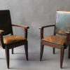Set of 10 French Art Deco Mahogany Chairs by Gaston Poisson (8 Side and 2 Arm)