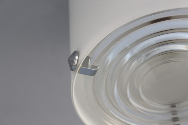 Fine French 1950s Cylindrical Flush Mount by Jean Perzel - Image 9