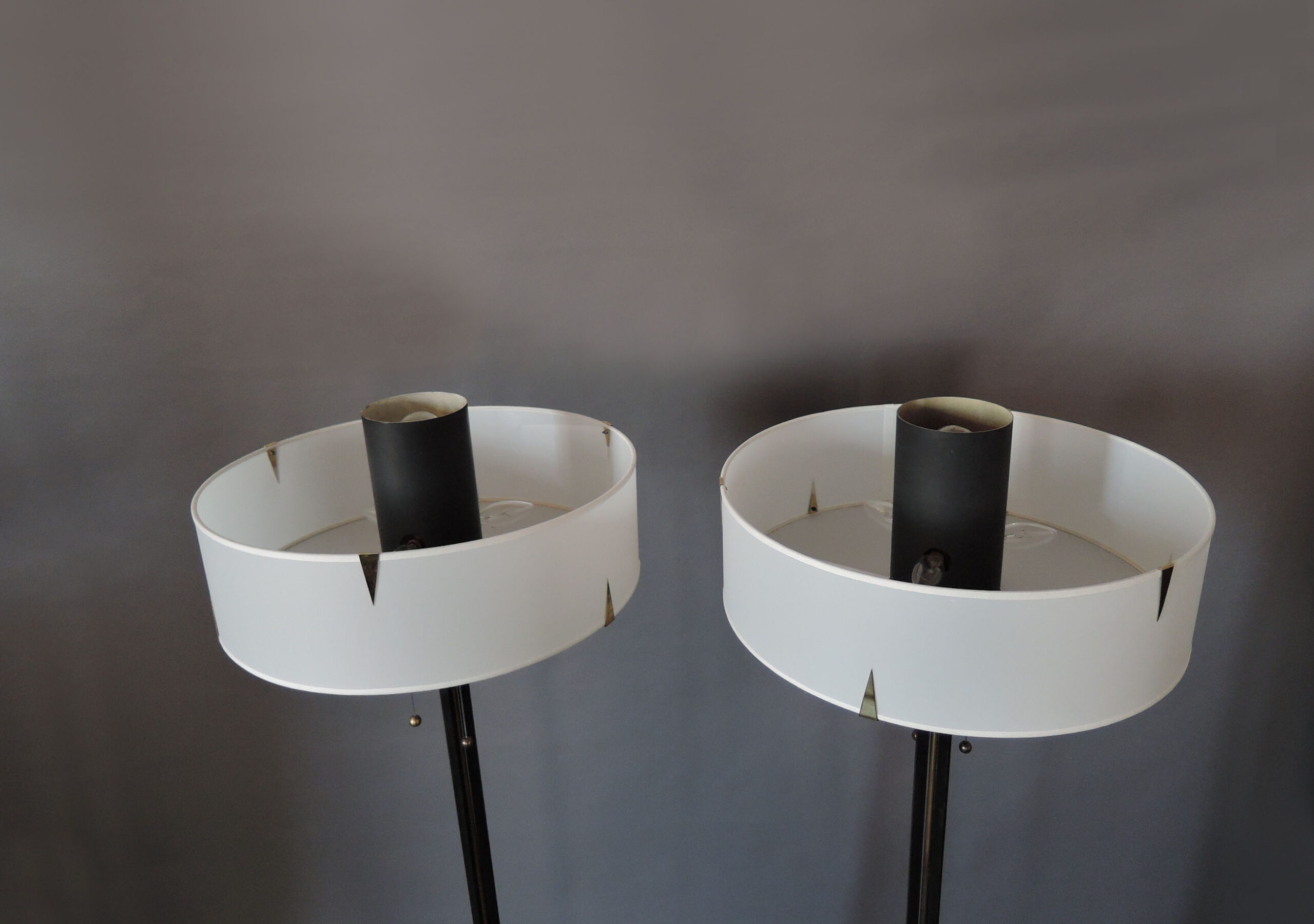 2 Fine French 1960s "Television" Floor Lamps by Arlus - Image 6