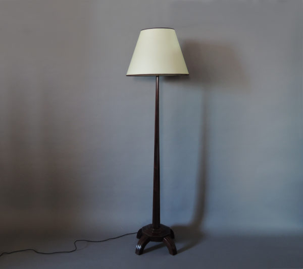 A Fine French Art Deco Rosewood Floor Lamp - Image 13