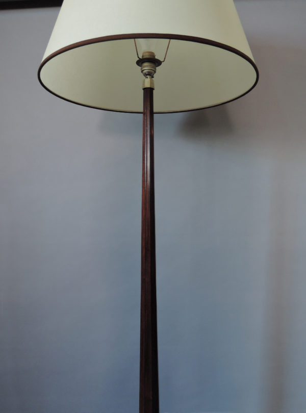 A Fine French Art Deco Rosewood Floor Lamp - Image 7