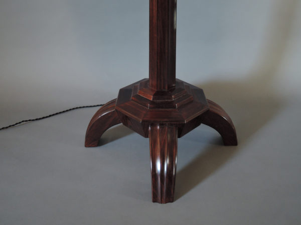 A Fine French Art Deco Rosewood Floor Lamp - Image 10