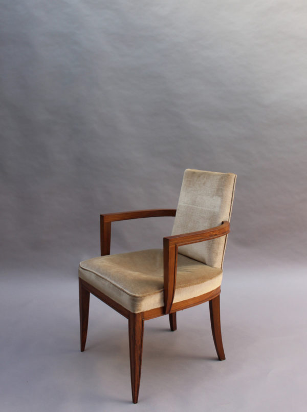 A Fine French Art Deco Rosewood Armchair by Maxime Old - Image 3