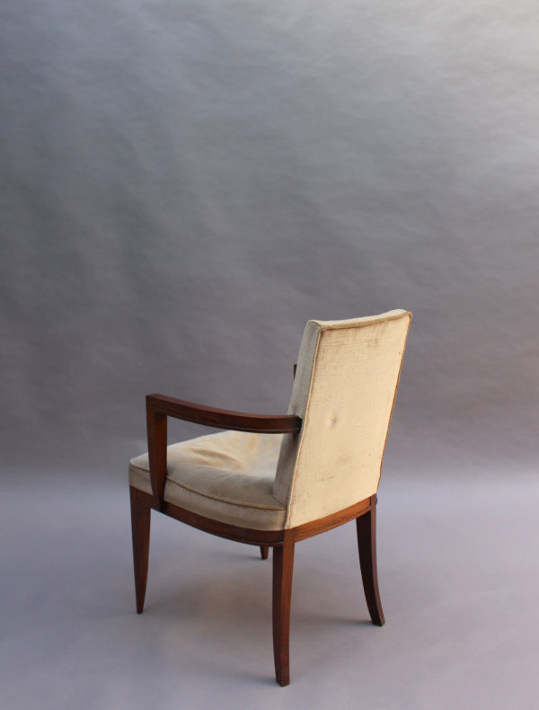 A Fine French Art Deco Rosewood Armchair by Maxime Old - Image 5