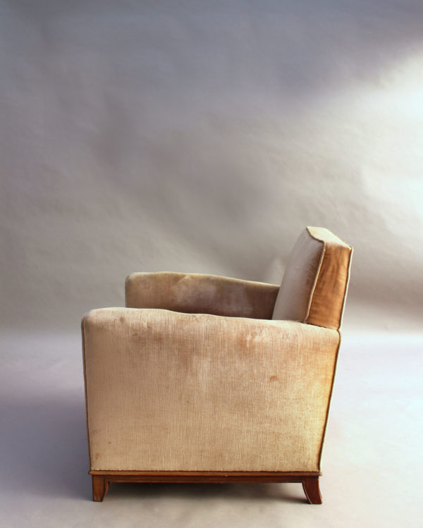 A Fine French Art Deco Rosewood Armchair by Maxime Old - Image 16