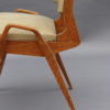 3 French 1950s Oak Chairs by Ségalot