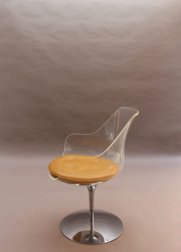 6 Fine 1960's Lucite 'Champagne' Chairs by Estelle & Erwin Laverne - Image 5