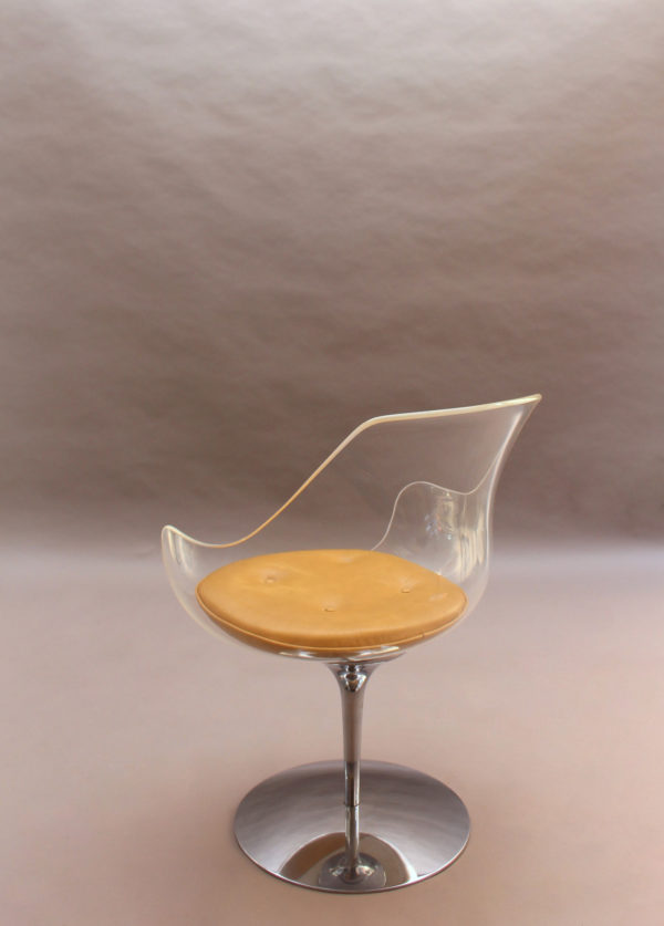 6 Fine 1960's Lucite 'Champagne' Chairs by Estelle & Erwin Laverne - Image 6