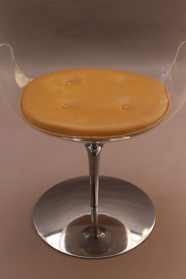 6 Fine 1960's Lucite 'Champagne' Chairs by Estelle & Erwin Laverne - Image 9