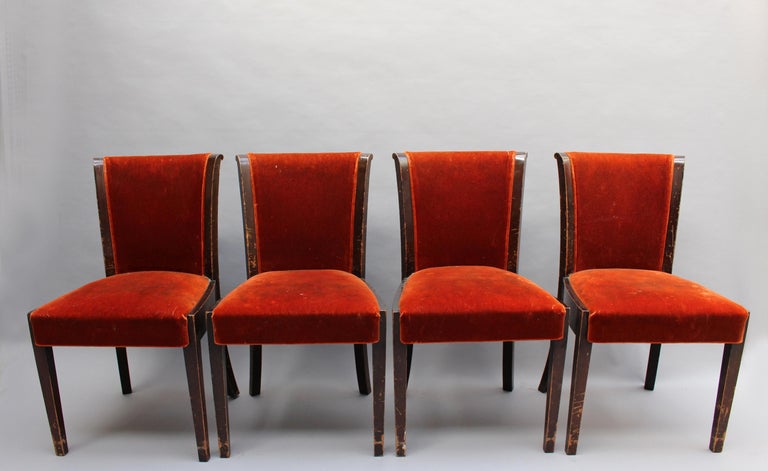 Set of 6 Fine Art Deco Chairs by De Coene (4 Side and 2 Arm) - Image 2