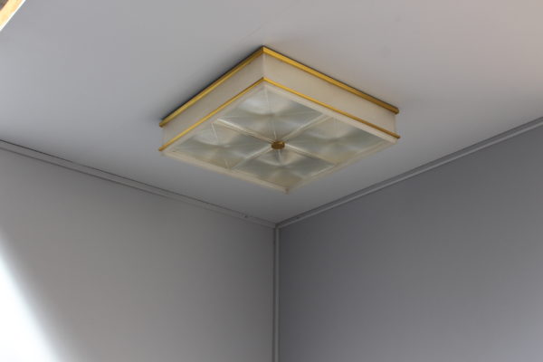 Fine French 1960's Flush Mount by Jules Leleu - Image 9