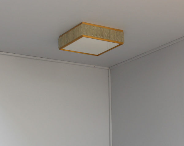 Fine 1950's Brass and Glass Square "Queen Necklace" Ceiling Light by Perzel - Image 8