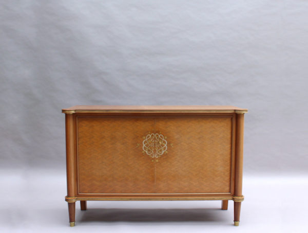 Fine French Art Deco Palisander and Marquetry Buffet / Commode by Jules Leleu - Image 2