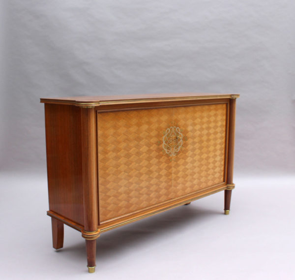 Fine French Art Deco Palisander and Marquetry Buffet / Commode by Jules Leleu - Image 5