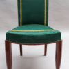Set of 6 Fine French Art Deco Oak Dining Chairs