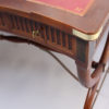 Fine French Neoclassical Mahogany Curved Desk and Armchair