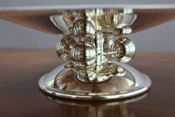 2 Fine French Art Deco Centerpieces by Luc Lanel for Christofle - Image 10