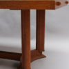 A fine French Art Deco Rectangular Oak Dining Table