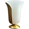Fine French 1950s Satin Brass and White 