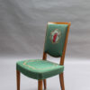 4 Fine French Art Deco Dining Chairs by Jules Leleu (4 arm chairs available)