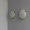 Pair of Fine French Art Deco Flush Mounts or Wall Sconces by Jean Perzel