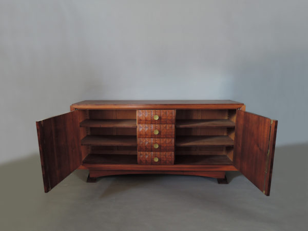 Fine French Art Deco Mahogany Sideboard by Albert Guenot for "Pomone" - Image 9