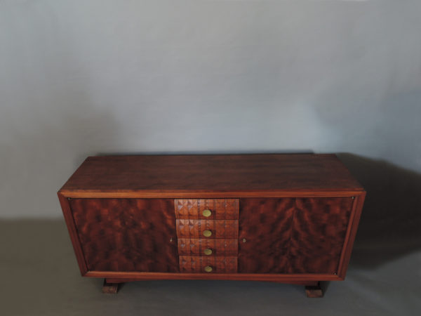 Fine French Art Deco Mahogany Sideboard by Albert Guenot for "Pomone" - Image 3