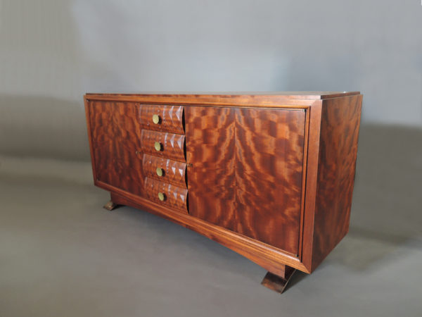 Fine French Art Deco Mahogany Sideboard by Albert Guenot for "Pomone" - Image 5