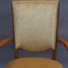 Pair of Fine French Art Deco Mahogany Armchairs by Jules Leleu