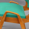 Set of 16 French 1950s Beech Chairs by Ségalot