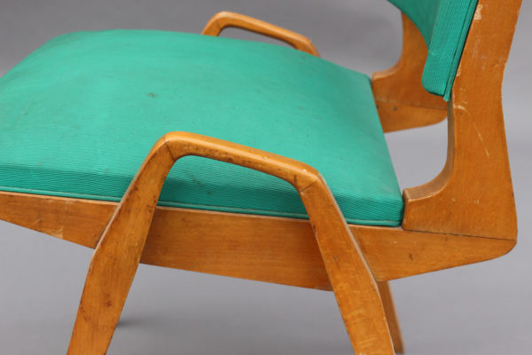 Set of 16 French 1950s Beech Chairs by Ségalot - Image 10