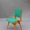 Set of 16 French 1950s Beech Chairs by Ségalot