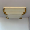 Fine French Art Deco Bronze and Glass Flush Mount by Jean Perzel