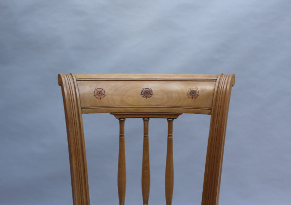 2 Fine French Art Deco Chairs by R. Damon & Bertaux (Matching Desk available) - Image 11