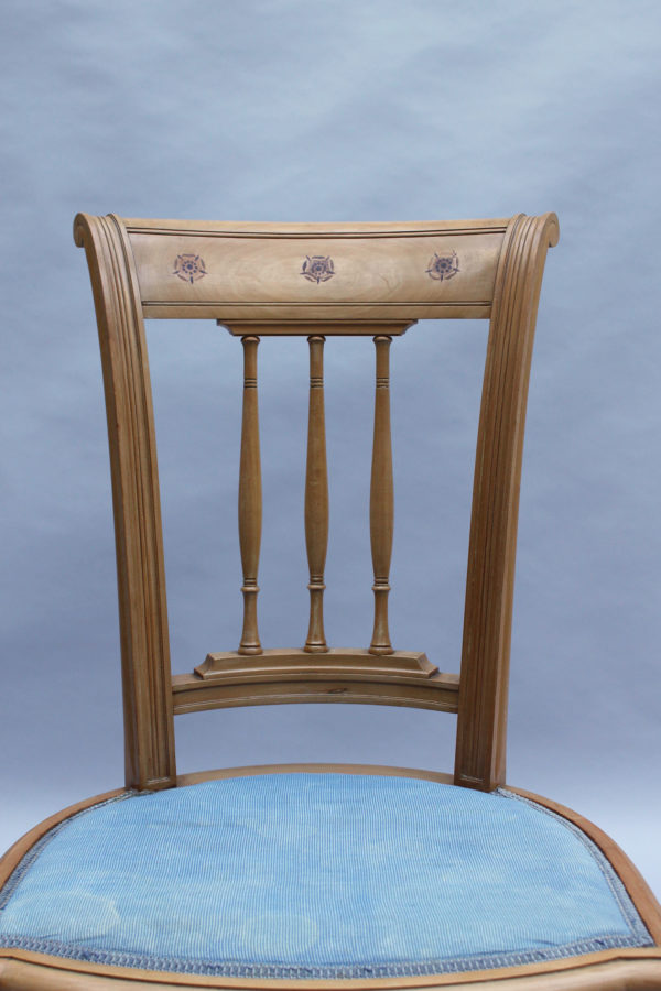 2 Fine French Art Deco Chairs by R. Damon & Bertaux (Matching Desk available) - Image 10