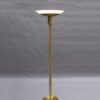 2 Fine French Mid-Century Bronze and Glass Floor Lamps by Perzel