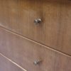 Fine French Art Deco 3 Drawers Palisander Commode with Brass Details