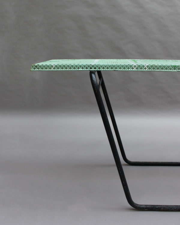 French 1950s Perforated Metal Console in the Style of Mathieu Mategot - Image 12